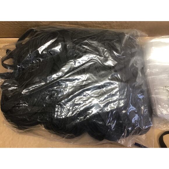 NEW 100 Black Lanyards & Clips 150 Badge/Card Holders - Picture 5 of 6